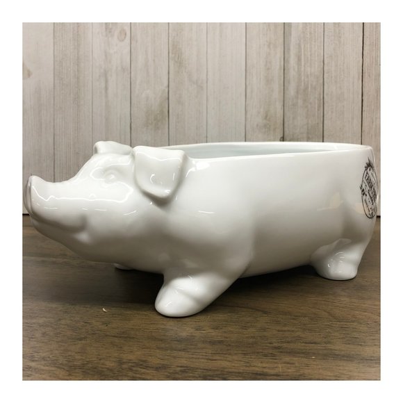 Fitz & Floyd Farmstead Home Pig Serve Bowl - Picture 8 of 8